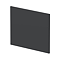 Milan Soft Black L-Shaped End Bath Panel - 700mm