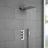 Milan Square Shower Package incl. Flat Fixed Head + Handset