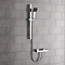 Milan Square Thermostatic Bar Shower Valve - Chrome  Feature Large Image