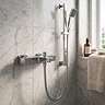 Milan Square Slide Rail Kit - Chrome