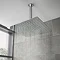 Milan Twin Concealed Thermostatic Valve + 400x400mm Rainfall Shower Head  Newest Large Image