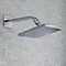 Milan Square Shower Head + Designer Arm (200x200mm) Profile Large Image