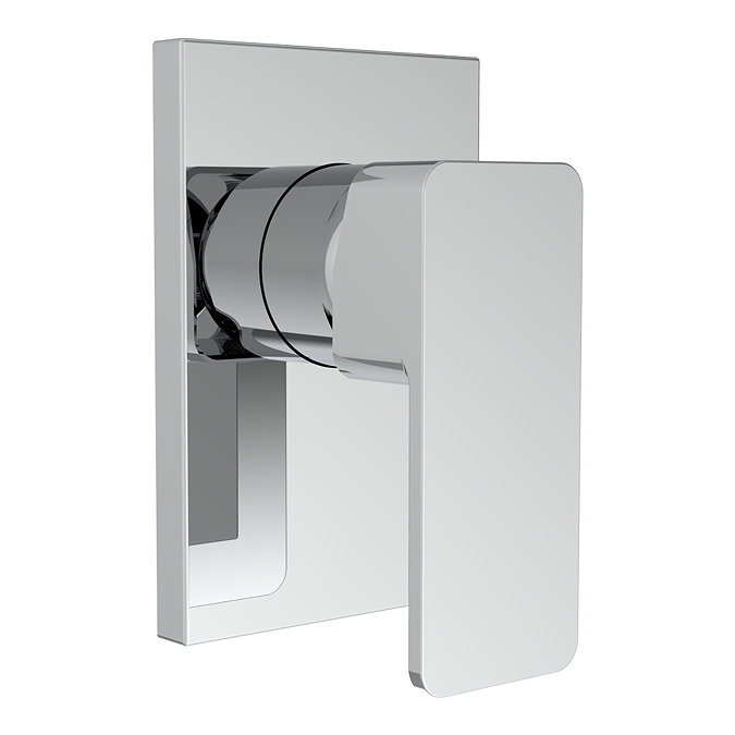 Milan Wall Mounted Waterfall Basin Spout with Manual Valve - Chrome
