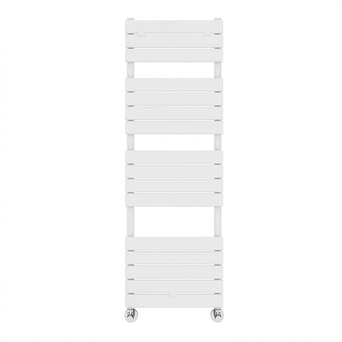 Milan Bathroom Heated Towel Rail White Finish - 1512mm x 500mm