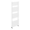 Milan Bathroom Heated Towel Rail White Finish - 1512mm x 500mm