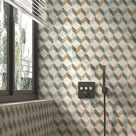 Milano Geometric Patterned Wall and Floor Tiles - 200 x 200mm