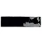 Mileto Black Gloss Porcelain Wall Tile - 75 x 300mm  Profile Large Image