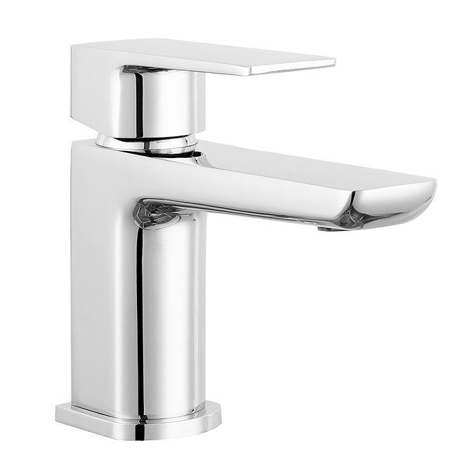 Mileto Modern Cloakroom Mini Basin Mixer Tap Polished Chrome