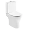 Mileto Close Coupled Rimless Toilet + Soft Close Seat Profile Large Image