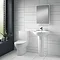 Mileto Close Coupled Rimless Toilet + Soft Close Seat Feature Large Image