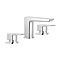 Mileto Deck Mounted (3TH) Bath Filler Tap Chrome