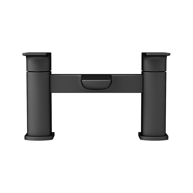 Mileto Matt Black Bath Filler Tap  Feature Large Image