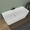 Mileto Square Back to Wall Modern Bath (1700 x 800mm)  In Bathroom Large Image