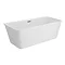 Mileto Square Back to Wall Modern Bath (1700 x 800mm)  In Bathroom Large Image