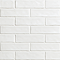 Mileto Brick White Gloss Ceramic Wall Tile - 75 x 300mm