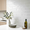 Mileto Brick White Gloss Ceramic Wall Tile