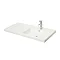 Miller - 1000mm Right Hand Rectangular Bowl Ceramic Basin - 114W1 Large Image