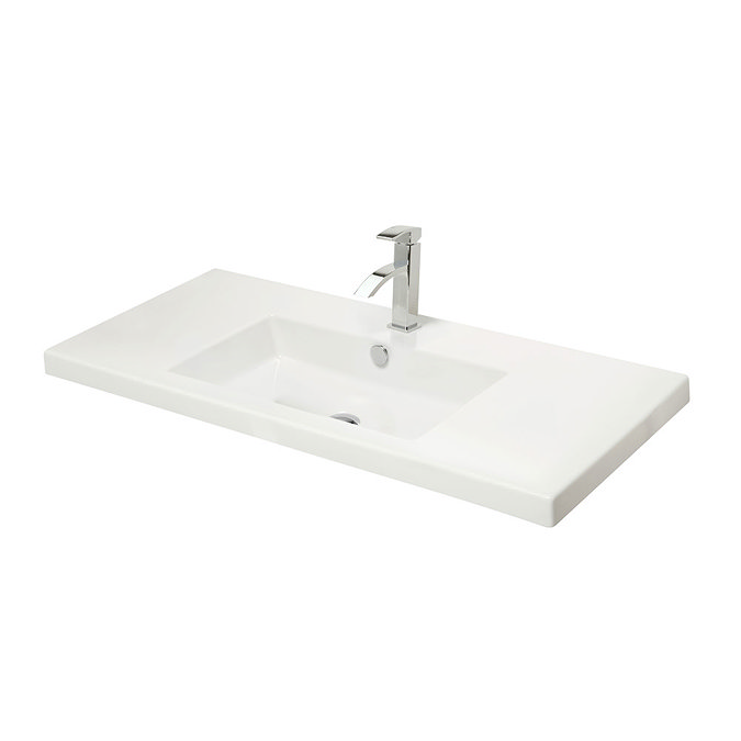 Miller - 1005mm Rectangular Bowl Ceramic Basin - 113W1 Large Image