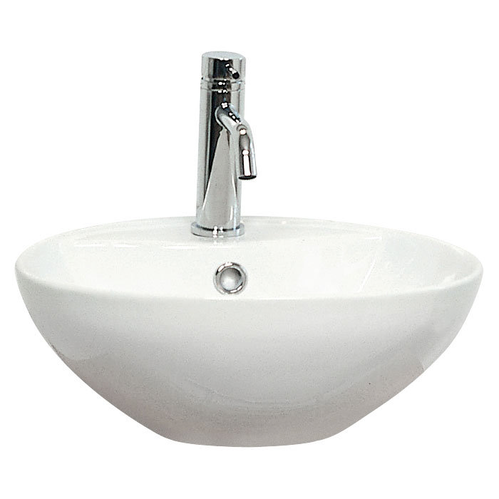 Miller - 400mm Round Countertop Ceramic Basin - 174W1 Large Image