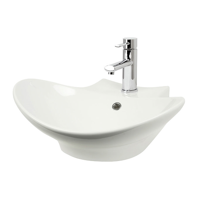 Miller - 500mm Countertop Ceramic Basin - 116W1 Large Image