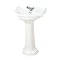 Miller - 535mm Traditional 1TH Basin with Full Pedestal Large Image