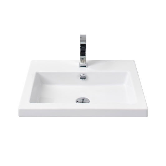 Miller - 605mm Rectangular Bowl Ceramic Basin - 110W1 Large Image