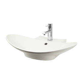 Miller - 680mm Countertop Ceramic Basin - 117W1 Large Image