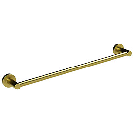 Miller Bond 495mm Brushed Brass Towel Rail - 8706MP1 Large Image