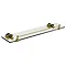 Miller Bond Brushed Brass Glass Shelf - 8702MP1 Large Image