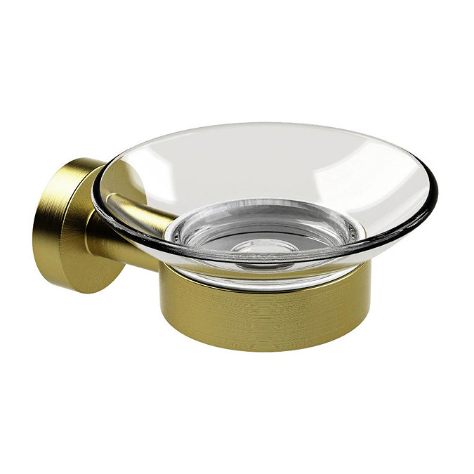Miller Bond Brushed Brass Soap Dish - 8704MP1 Large Image