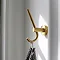 Miller Bond Polished Brass Double Robe Hook - 8712MP  Profile Large Image