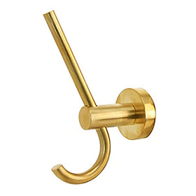 Miller Bond Polished Brass Double Robe Hook - 8712MP Large Image