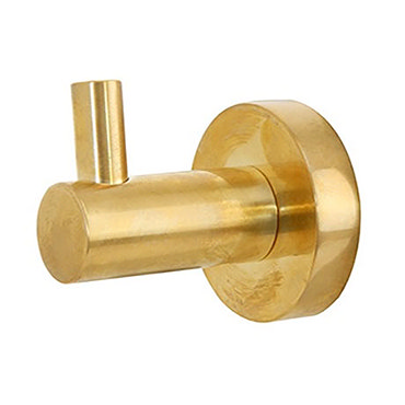 Miller Bond Polished Brass Single Hook - 8722MP  Profile Large Image