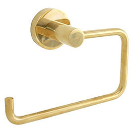 Miller Bond Polished Brass Toilet Roll Holder - 8710MP Medium Image
