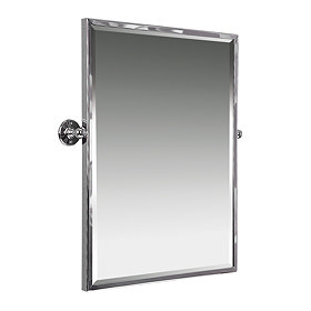 Miller - Classic 545 x 610mm Framed Bevelled Swivel Mirror - 642C Large Image