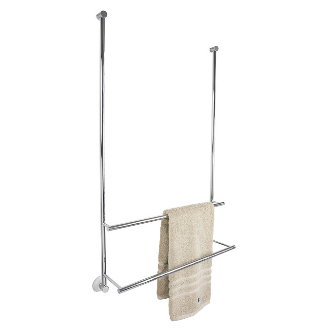 Miller - Classic Double Towel Rail for Shower Door and Screen - 830C Large Image