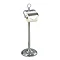 Miller - Classic Freestanding Toilet Roll Holder with Lid - 5658CH Large Image