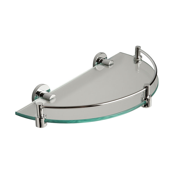 Miller Classic Glass Cloakroom Shelf | From Victorian Plumbing.co.uk