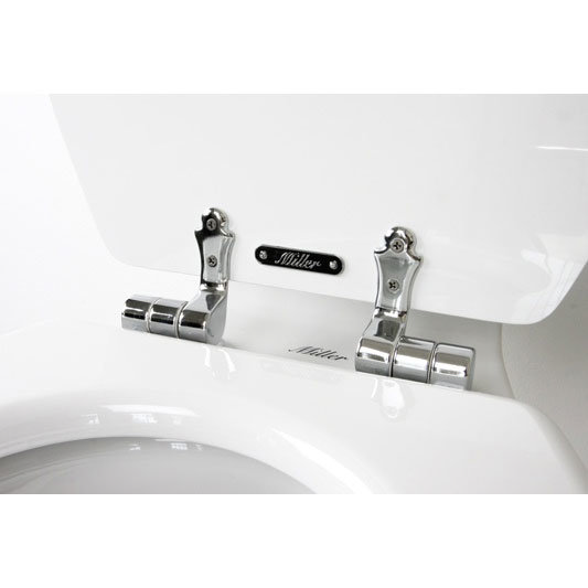 Miller - Close Coupled Pan and Cistern with Soft Close Seat In Bathroom Large Image