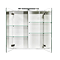 Miller - London 100 Mirror Cabinet - White - 55-2 Feature Large Image