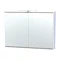Miller - London 100 Mirror Cabinet - White - 55-2 Large Image