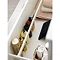 Miller - London 100 Wall Hung Two Drawer Vanity Unit with Ceramic Basin - White Newest Large Image