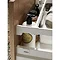 Miller London 120 Wall Hung Four Drawer Vanity Unit + Double Ceramic Basin (Black) additional Large
