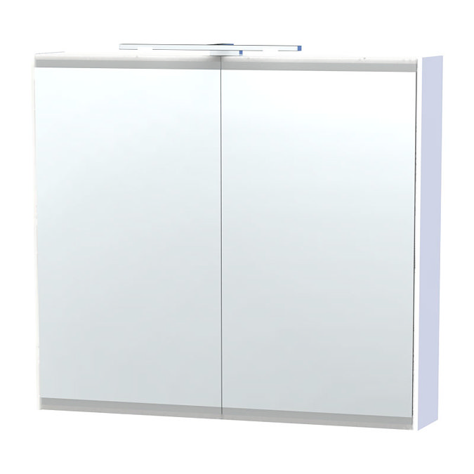 Miller - London 80 Mirror Cabinet - White - 54-2 Large Image