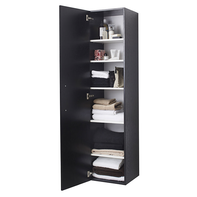 Miller - London Tall Cabinet - Black Standard Large Image