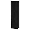 Miller - London Tall Cabinet with Door Storage - Black Large Image