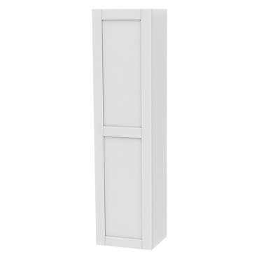 Miller - London Tall Cabinet with Door Storage - White Profile Large Image