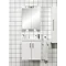 Miller - New York 60 Wall Hung Two Door Vanity Unit with Ceramic Basin - Oak Standard Large Image