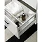 Miller - New York 60 Wall Hung Two Drawer Vanity Unit with Ceramic Basin - White additional Large Im