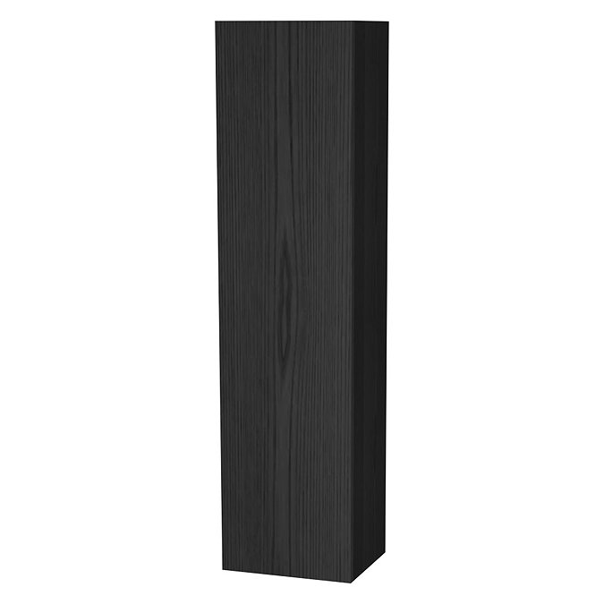 Miller - New York Tall Cabinet with Door Storage - Black Large Image